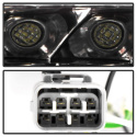 Subaru BRZ 12-14 Strålkastare Projektor- DRL LED - Svarta Spyder Auto