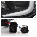 WRX 08-14 Strålkastare För Bilar Med Xenon (Passar ej Halogen-Modeller) - DRL - Svarta Spyder Auto