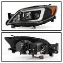 WRX 08-14 Strålkastare För Bilar Med Halogen (Passar ej Xenon/HID-Modeller) - DRL - Svarta Spyder Auto