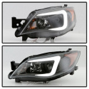 WRX 08-14 Strålkastare För Bilar Med Halogen (Passar ej Xenon/HID-Modeller) - DRL - Svarta Spyder Auto