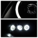 Toyota Corolla 03-08 Strålkastare Projektor - LED Halo Svarta Spyder Auto