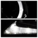 Toyota Corolla 11-13 Strålkastare (Passar ej Xenon/HID-Modeller) - DRL LED - Svarta Spyder Auto