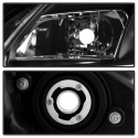 Toyota Corolla 11-13 Strålkastare (Passar ej Xenon/HID-Modeller) - DRL LED - Svarta Spyder Auto
