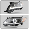 Toyota Corolla 11-13 Strålkastare (Passar ej Xenon/HID-Modeller) - DRL LED - Svarta Spyder Auto
