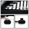 Toyota Camry 02-06 Strålkastare Projektor - DRL - Svarta Spyder Auto