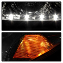 Toyota Camry 02-06 Strålkastare Projektor - DRL - Krom Spyder Auto