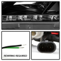 Toyota Camry 07-09 Strålkastare Projektor - DRL - Svarta Spyder Auto