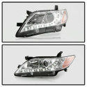 Toyota Camry 07-09 Strålkastare Projektor - DRL - Krom Spyder Auto