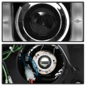 Toyota FJ Cruiser 07-14 Strålkastare (Passar ej Xenon/HID-Modeller) - 3D DRL LED - Svarta Spyder Auto