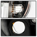 Toyota Highlander 11-13 Strålkastare Projektor - 3D DRL - Svarta Spyder Auto