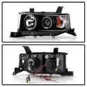 Scion XB 03-07 Strålkastare Projektor - LED Halo - Svarta Spyder Auto
