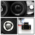 Scion XB 03-07 Strålkastare Projektor - LED Halo - Svarta Spyder Auto