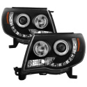 Toyota Tacoma 05-11 Strålkastare Projektor LED (Utbytbara LEDs) - Svarta Spyder Auto