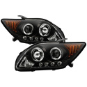 Scion TC 05-07 Strålkastare Projektor - LED Halo -Utbytbara LEDs - Svarta Spyder Auto