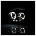 Scion TC 05-07 Strålkastare Projektor - LED Halo -Utbytbara LEDs - Svarta Spyder Auto
