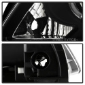Scion TC 05-07 Strålkastare Projektor - LED Halo -Utbytbara LEDs - Svarta Spyder Auto