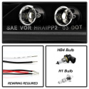 Scion TC 08-10 Strålkastare Projektor - LED Halo -Utbytbara LEDs - Svarta Spyder Auto