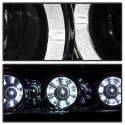 Scion TC 08-10 Strålkastare Projektor - LED Halo -Utbytbara LEDs - Röktonade Spyder Auto