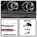 Scion TC 08-10 Strålkastare Projektor - LED Halo -Utbytbara LEDs - Röktonade Spyder Auto