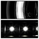 Toyota Tundra 07-13 / Toyota Sequoia 08-13 Strålkastare Projektor - Eliminerar AFS-funktionen LED (Utbytbara LEDs) - Svarta Spyder Auto