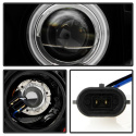 Toyota Tundra 07-13 / Toyota Sequoia 08-13 Strålkastare Projektor - Eliminerar AFS-funktionen LED (Utbytbara LEDs) - Svarta Spyder Auto