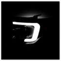 Toyota Tundra 2014-2016 Strålkastare Projektor - Ljuslist DRL - Svarta Spyder Auto