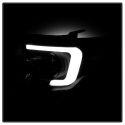 Toyota Tundra 2014-2016 Strålkastare Projektor - Ljuslist DRL - Svarta Röktonade Spyder Auto