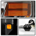 Toyota Tundra 2014-2016 Strålkastare Projektor - Ljuslist DRL - Krom Spyder Auto