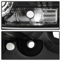 Volkswagen GTI 06-09 / Jetta 06-09 / Rabbit 06-09 Strålkastare Projektor (Passar ej R32) - Halogen LED Halo - DRL - Svarta Spyder Auto
