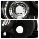 Volkswagen GTI 06-09 / Jetta 06-09 / Rabbit 06-09 Strålkastare Projektor (Passar ej R32) - Halogen LED Halo - DRL - Svarta Spyder Auto