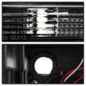 Volkswagen Golf VII 14-16 Strålkastare Projektor - DRL LED - Svarta Stripe - Svarta Spyder Auto