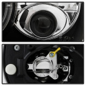 Volkswagen Golf IV 99-05 Strålkastare Projektor - LED Halo - Svarta Spyder Auto
