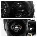 Volkswagen Tiguan 09-11 Strålkastare Projektor - DRL - Svarta Spyder Auto