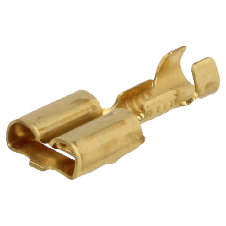 QC1008 Kabelskor Oisolerade 0,5-1mm2 Hona 6,3mm flat (5st) QSP Products