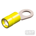 Kabelskor \'\'Ring\'\' Isolerade Gul M4 (5st) QSP Products