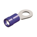 Kabelskor \'\'Ring\'\' Isolerade Blå M5 (5st) QSP Products