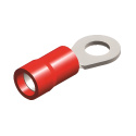 Kabelskor \'\'Ring\'\' Isolerade Röd M6 (5st) QSP Products