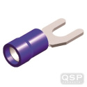 Kabelskor \'\'U\'\' Isolerade Blå M5 (5st) QSP Products