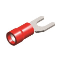 Kabelskor \'\'U\'\' Isolerade Röd M5 (5st) QSP Products