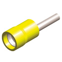 Kabelskor \'\'Pin\'\' Isolerade Hane Gul (5st) QSP Products