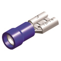 Kabelskor \'\'Hona\'\' - 6,3mm - Blå (5st) QSP Products