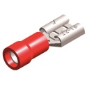 Kabelskor \'\'Hona\'\' - 6,3mm - Röd (5st) QSP Products