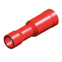 Kabelskor \'\'Hona\'\' Isolerade - Ø4mm - Röd (5st) QSP Products