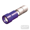 Kabelskor \'\'Hane\'\' - Ø5mm - Blå (5st) QSP Products