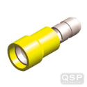 Kabelskor \'\'Hane\'\' - Ø5mm - geel (5st) QSP Products