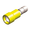 Kabelskor \'\'Hane\'\' - Ø5mm - geel (5st) QSP Products