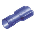 Kabelskor \'\'Hona\'\' Isolerade - 6,3mm - Blå (5st) QSP Products