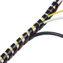 Spiralwrap Svart (Spirap) 4mm - Rulle (10m) QSP Products