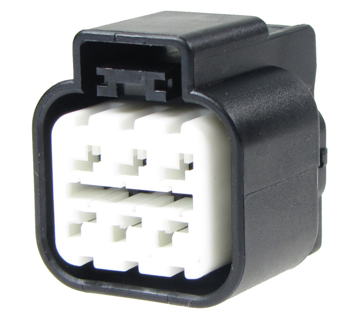 6-pin Kontakt - Hona - QCB-C6-0055-B QSP Products i gruppen Universala produkter hos DDESIGN Scandinavia AB (QCB-C6-0055-B)