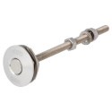 Huvlås Clips 31,5mm - Silver QSP Products